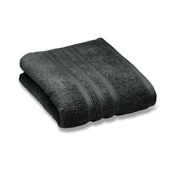 Sötétszürke frottír pamut törölköző 50x85 cm Zero Twist – Catherine Lansfield