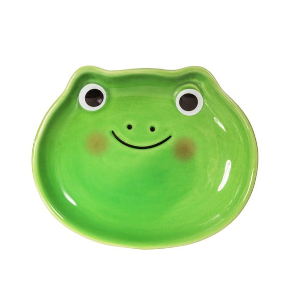 Agyagkerámia dekoratív tálca 9x7,5 cm Frog – Sass & Belle