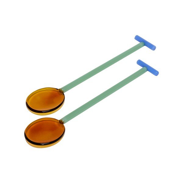 Üveg salátaszedő 2 db-os Crave – Hübsch