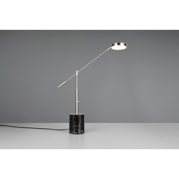 Fekete-ezüstszínű LED asztali lámpa (magasság 65 cm) Fiore – Trio Select-image-1