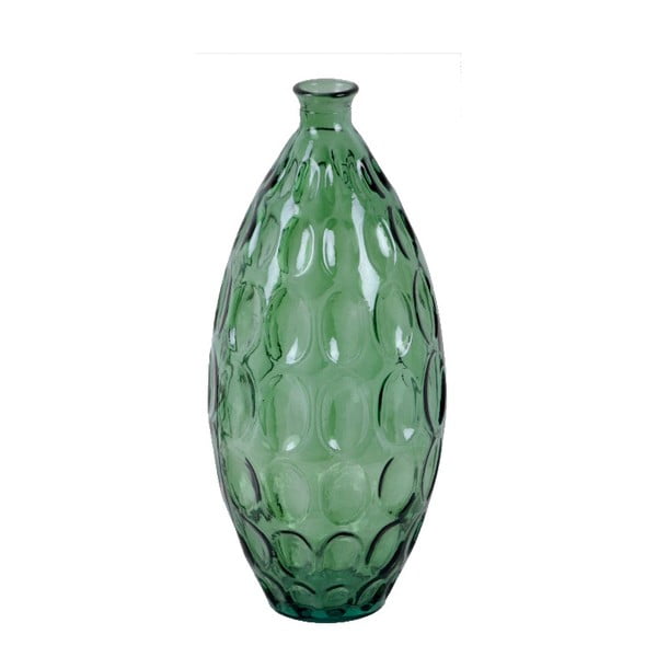 Dune zöld újrahasznosított üveg váza, magasság 45 cm - Ego Dekor