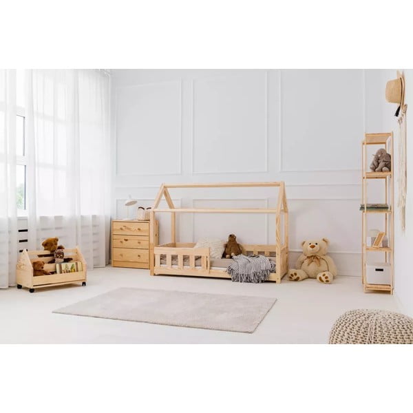 Fenyőfa házikó gyerekágy 70x160 cm Mila MBP - Adeko-image-3