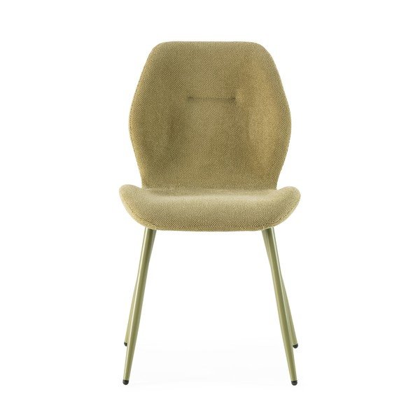 Zöld kárpitozott étkezőszék szett 4 db-os Ansu – Marckeric-image-3