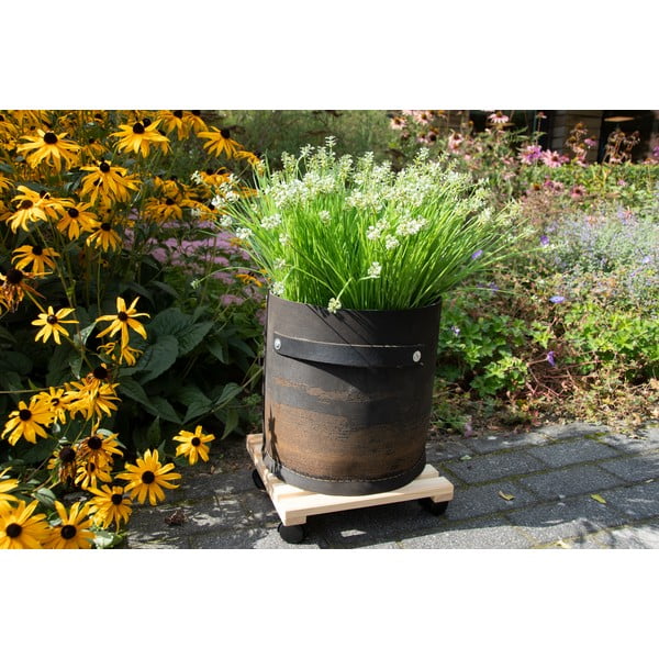 Fa gurulós virágállvány (magasság 8 cm) Indoor & Outdoor – Esschert Design-image-1