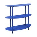 Kék fém polcos állvány 90x82x28 cm Cool Retro – Leitmotiv