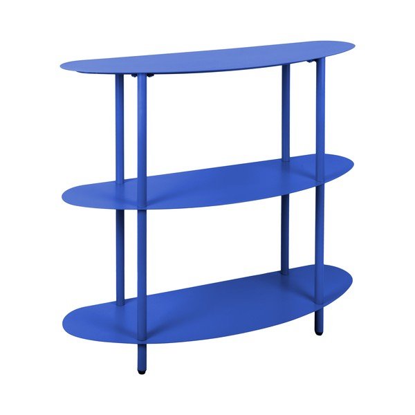Kék fém polcos állvány 90x82x28 cm Cool Retro – Leitmotiv