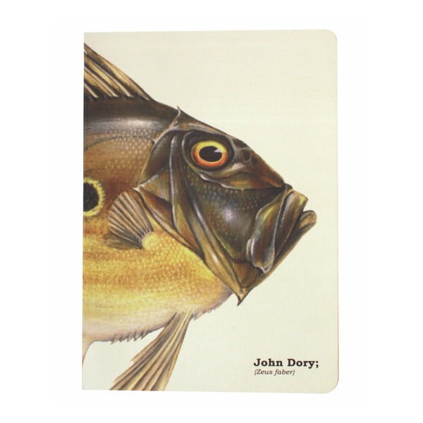 John Dory Fish jegyzetfüzet, mérete: A5 - Gift Republic