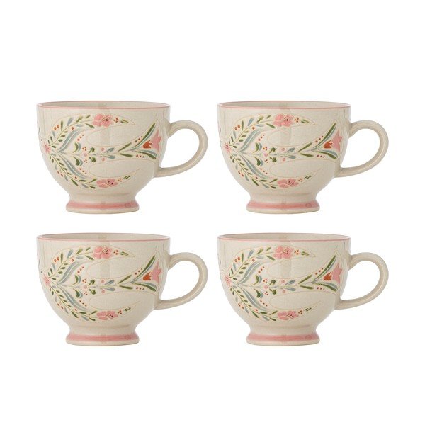 Fehér kerámia bögre szett 4 db-os 400 ml Rosalynde – Bloomingville