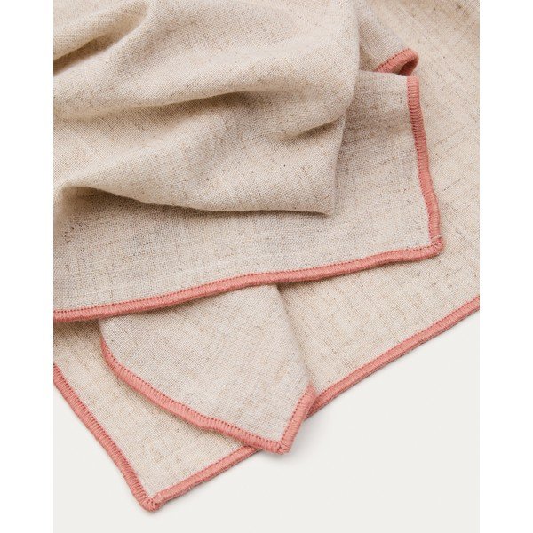 Textil szalvéta szett 2 db-os 40x40 cm Veliat – Kave Home-image-3