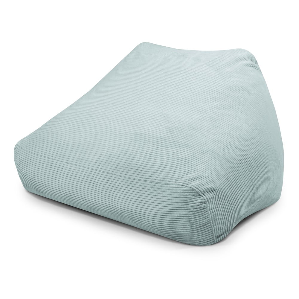 Mentazöld kordbársony babzsákfotel Sofa Snug  SLOWDOWN