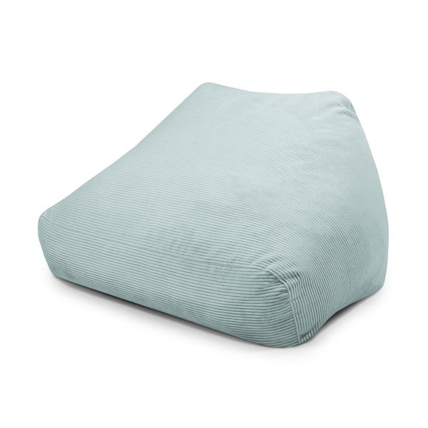 Mentazöld kordbársony babzsákfotel Sofa Snug – SLOWDOWN