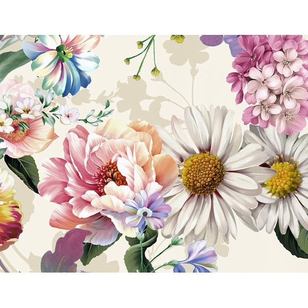 Flower Garden organikus pamut kétszemélyes ágyneműhuzat, 200 x 200 cm - Descanso-image-3