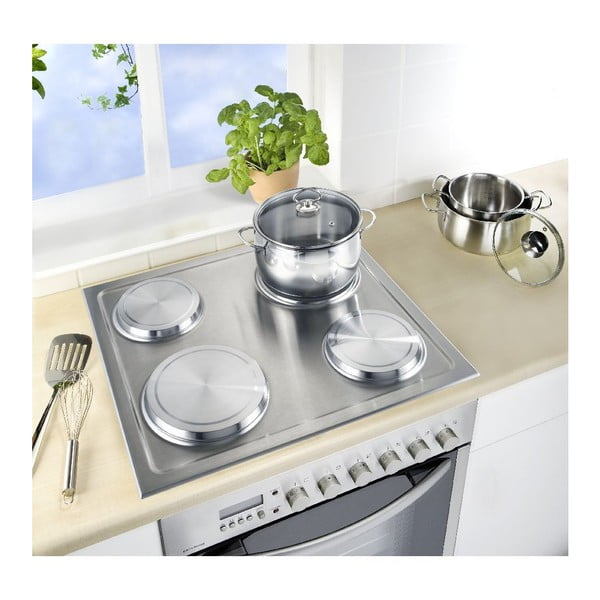 Rozsdamentes acél tűzhelyvédő alátét 4 db-os 20x20 cm – Wenko-image-2