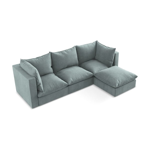 Kék sarokkanapé (jobb oldali-heverő résszel) Manao – Makamii-image-2