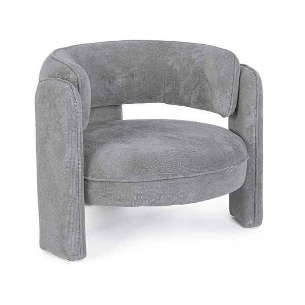 Szürke fotel Aisha – Bizzotto