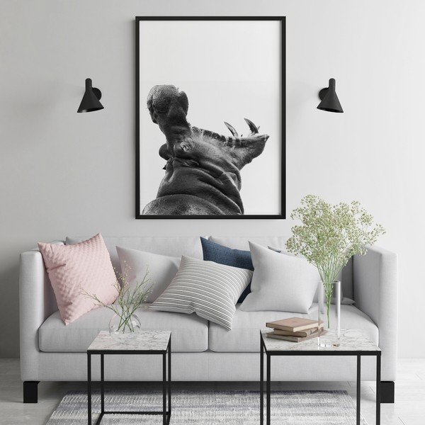 Hippopotamus plakát, 100 x 70 cm - DecoKing-image-2
