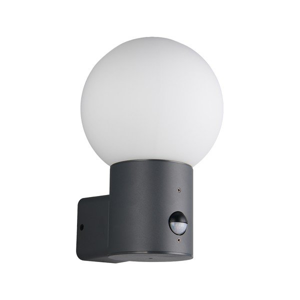 Fali kültéri lámpa mozgásérzékelővel ø 18 cm Mures – Trio