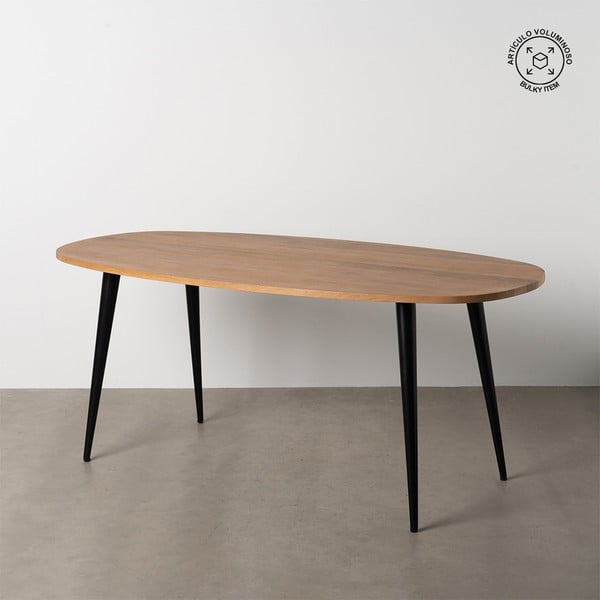 Mangófa étkezőasztal 90x180 cm Mahón – Ixia-image-2