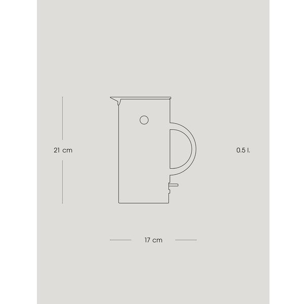 Fekete műanyag vízforraló 500 ml EM77 – Stelton-image-3