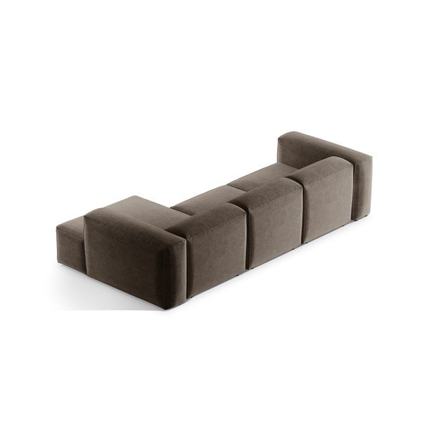 Barna sarokkanapé (jobb oldali-heverő résszel) Bergamo – Cosmopolitan Design-image-4