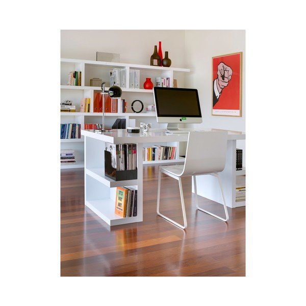 Multi fehér íróasztal, hossz 180 cm - TemaHome-image-1