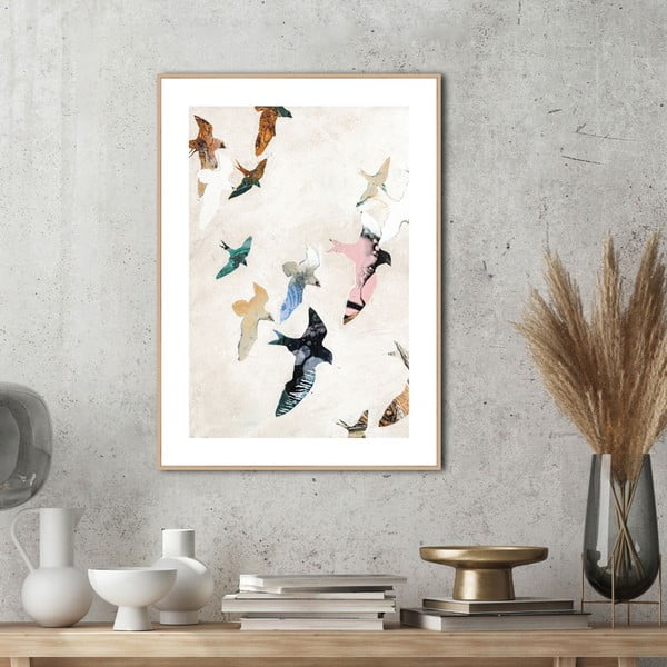 Kép 30x40 cm Abstract Birds – Malerifabrikken-image-2
