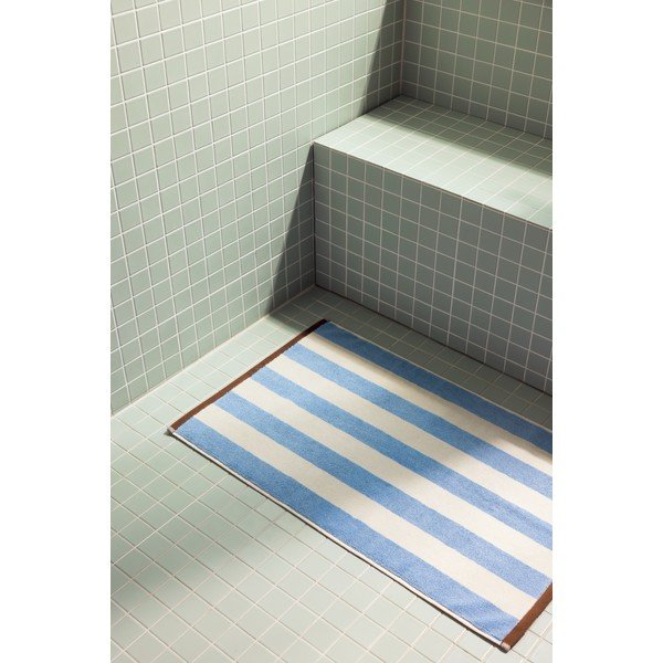 Kék textil fürdőszobai kilépő 50x80 cm Gobo – noo.ma-image-2