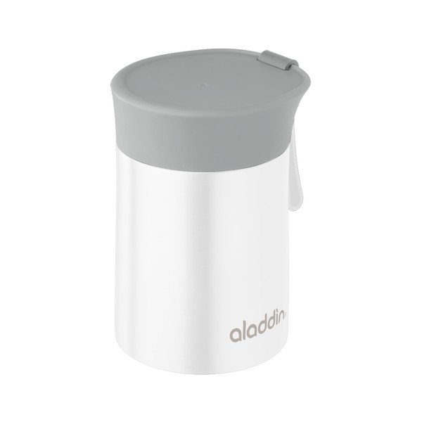Fehér termosz rozsdamentes acélból, 400 ml - Aladdin