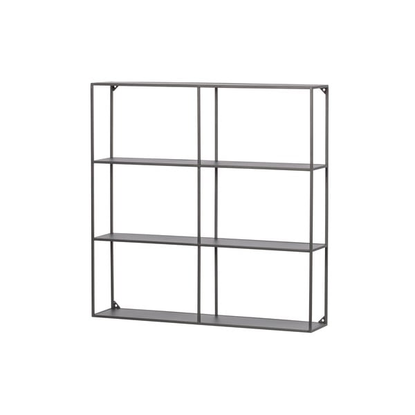 Fekete többszintes fém fali polc Meert – WOOOD-image-1