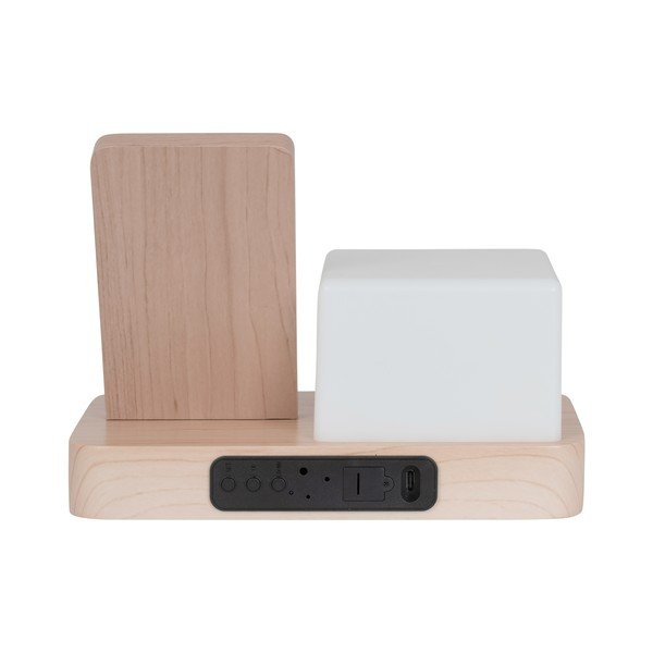 Digitális-asztali ébresztőóra vezeték nélküli töltővel Retro LED Night Light – Karlsson-image-4