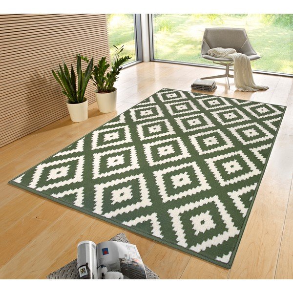 Zöld szőnyeg 290x200 cm Diamond - Hanse Home-image-1