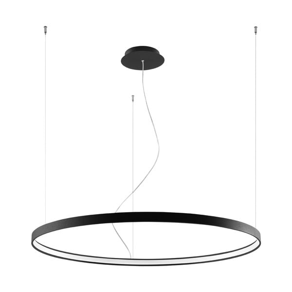 Ganica fekete függőlámpa, ø 100 cm - Nice Lamps