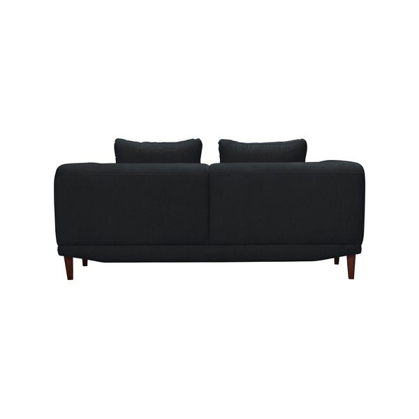 Sigma fekete kétszemélyes kanapé - Windsor & Co Sofas-image-3
