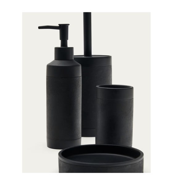 Fekete poligyanta szappantartó Sisel – Kave Home-image-4