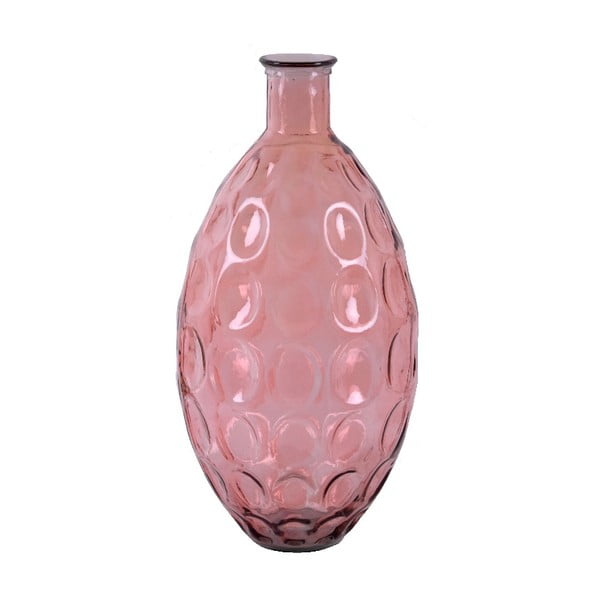 Dune rózsaszín újrahasznosított üveg váza, magasság 59 cm - Ego Dekor
