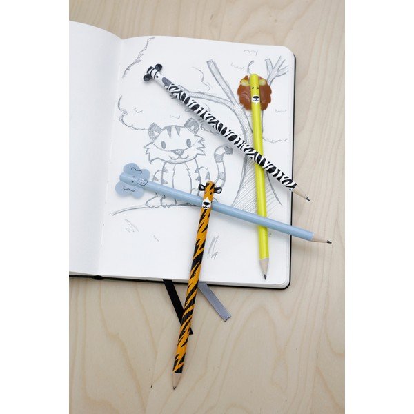 Ceruza készlet Safari – Kikkerland-image-1