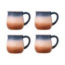 Kék-narancssárga kerámia bögre szett 4 db-os 200 ml Tatum – Bloomingville