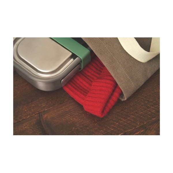 Rozsdamentes ételtartó doboz zöld pánttal, 1000 ml - Black + Blum-image-3