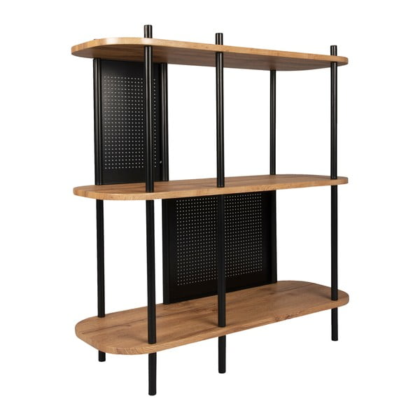 Sole fekete acél polcos állvány, 80 x 83,5 cm - Leitmotiv-image-2