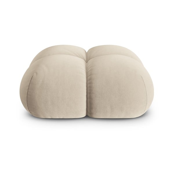 Bézs bársony lábtartó Loretto – Cosmopolitan Design