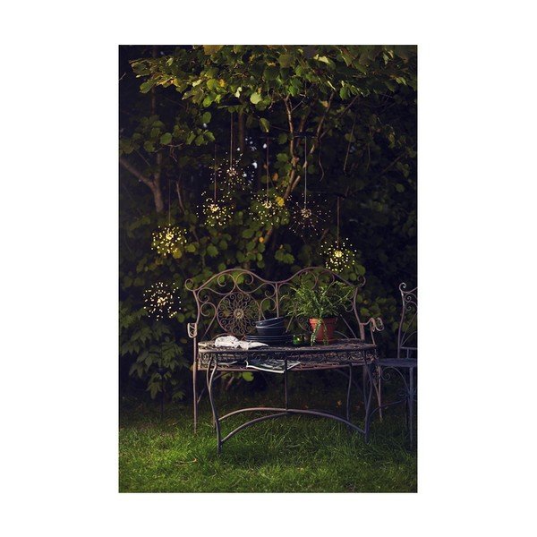 Firework kültéri napelemes LED lámpa fehér diódákkal, magasság 50 cm - Star Trading-image-4