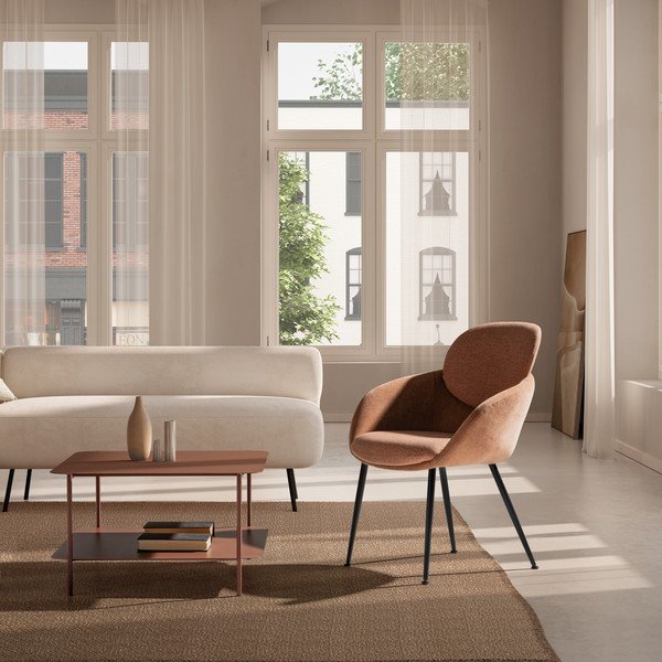 Terrakotta színű fotel Nure – MOME-image-1