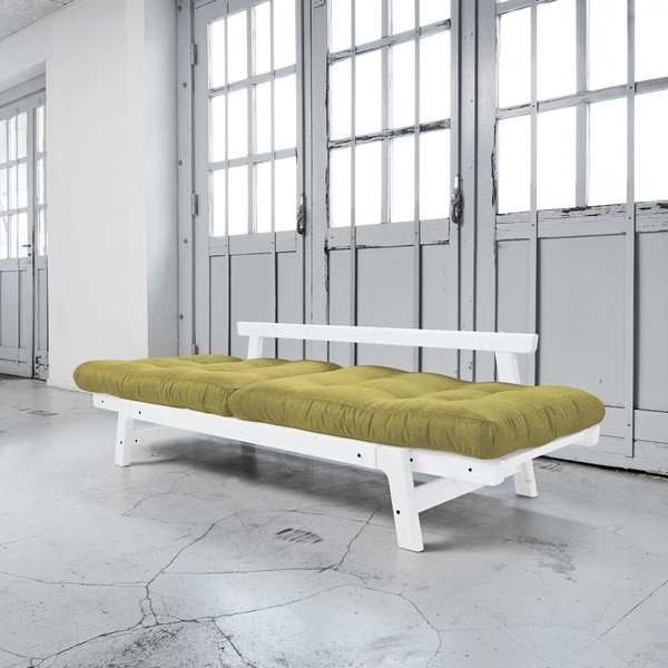 Step White/Avocado Green kinyitható kanapé - Karup-image-2