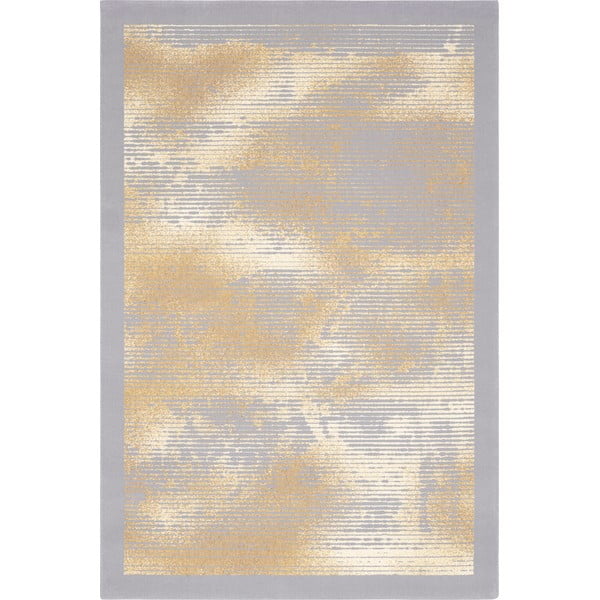 Szürke-bézs gyapjú szőnyeg 133x180 cm Stratus – Agnella