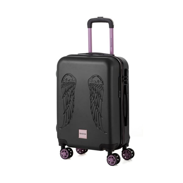 Wingy fekete bőrönd, 44 l - Berenice