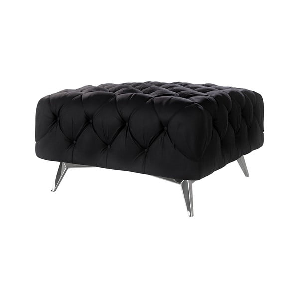 Fekete bársony lábtartó Chelsea – Ropez-image-1