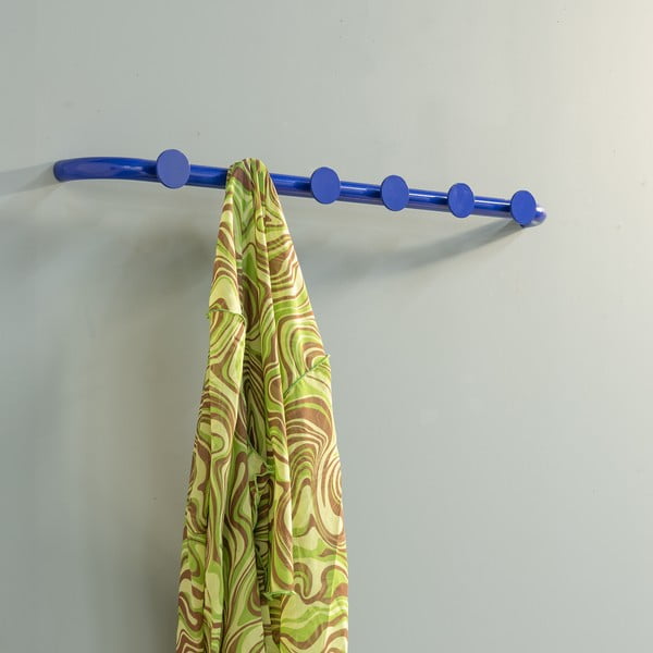 Kék fém fali fogas 75 cm Retro – Spinder Design-image-1