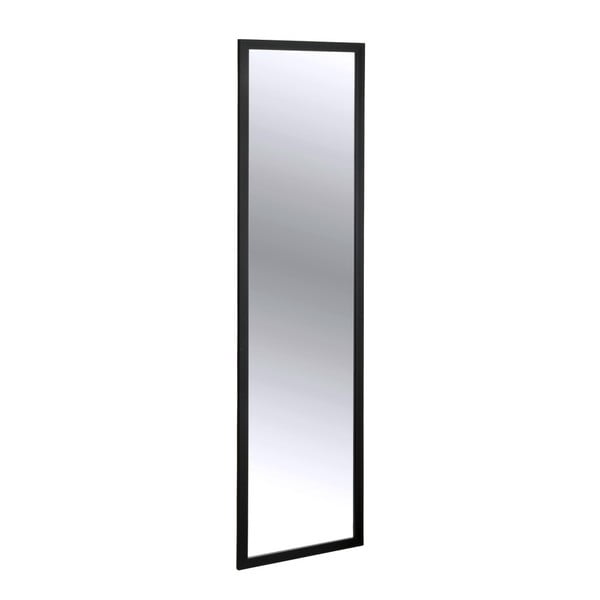 Home fekete ajtóra függeszthető tükör, magasság 120 cm - Wenko