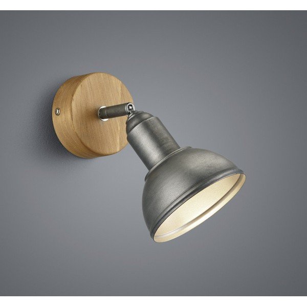 Sötétszürke-natúr színű spotlámpa 11x18 cm Delhi – Trio-image-1