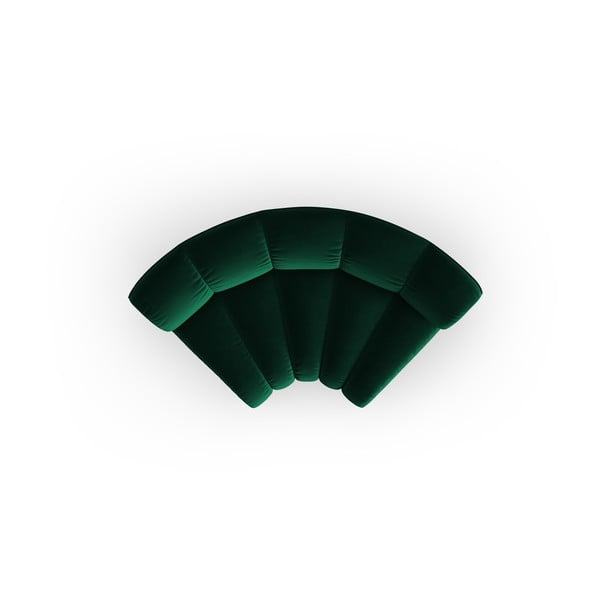 Zöld bársony kanapé modul (variálható sarok) Lupine – Micadoni -image-2